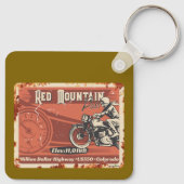Red Mountain Pass Colorado Motorcycle 01  キーホルダー (裏面)