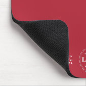 Red Mouse Pad – Promote Your Business in Style マウスパッド (コーナー)