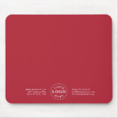 Red Mouse Pad – Promote Your Business in Style マウスパッド (正面)