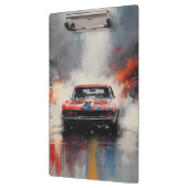 Red  Muscle Car head on クリップボード (左)