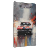 Red  Muscle Car head on クリップボード (右)