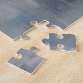 Red Muscle Car head on ジグソーパズル (側面)