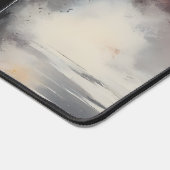 Red Muscle Car head on デスクマット (コーナー)