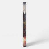 Red Muscle Car head on iPhoneケース (左側面)