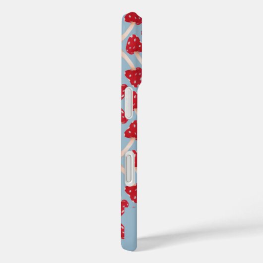 Red Mushroom - Blue Case-Mate iPhoneケース (裏面 / 右)