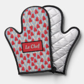 Red Mushroom - Blue & Red 鍋つかみ (正面/裏面)