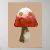 Red Mushroom Toadstool magic ポスター (正面)