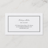 Red Music Notes名刺 名刺 (裏面)