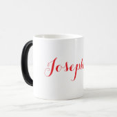 Red Name Josephine Morphing Mug モーフィングマグカップ (正面左)