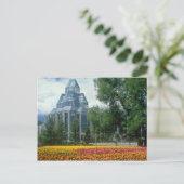 Red National Art Gallery，オタワ，カナダの花 ポストカード (スタンド正面)