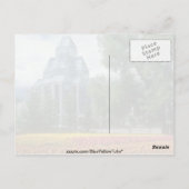 Red National Art Gallery，オタワ，カナダの花 ポストカード (裏面)