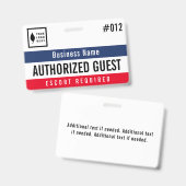 Red Navy認定ゲストによるロゴの追加 バッジ (正面&裏面)