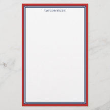 Red & Navy Blueお名前縁どを追加