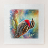 Red Necked Nightjar 270624AREF111 - Watercolor ジグソーパズル (横)