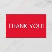 Red Neo-Generic IIありがとうございます 名刺 (正面)