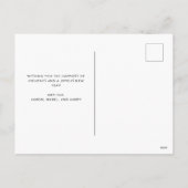 Red New Home for the Holidays Photo  シーズンポストカード (裏面)