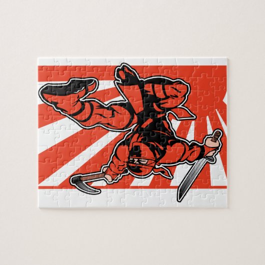 Red Ninja ジグソーパズル (横)