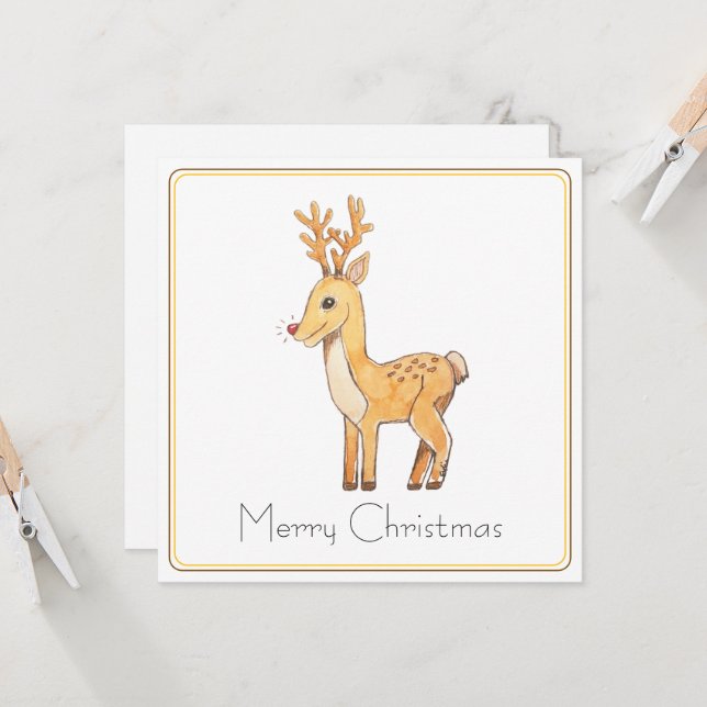 Red Nose Reindeer  (正面/裏面インサイチュ)