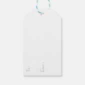 Red Nose Reindeer  ギフトタグ (裏面)