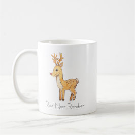 Red Nose Reindeer  コーヒーマグカップ