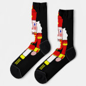 Red Nutcracker Christmas ソックス (左)