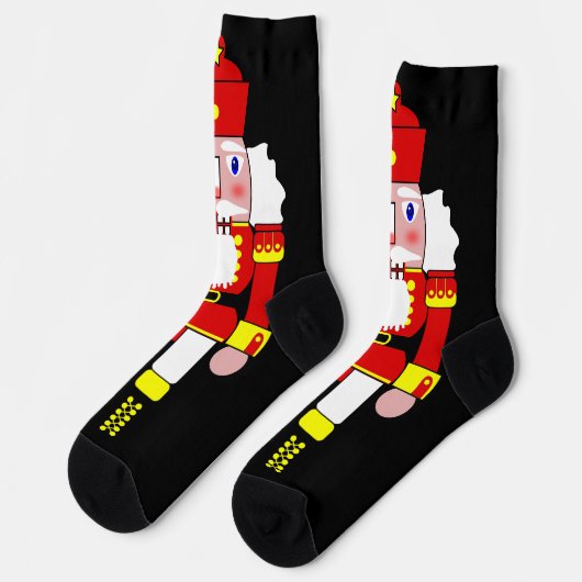 Red Nutcracker Christmas ソックス (左)