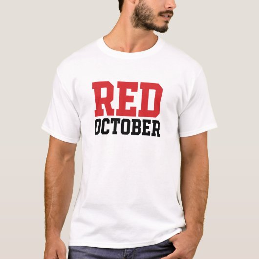Red October Baseball Postseason Fan T-Shirt 2 Tシャツ (正面)