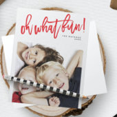 Red Oh Whatおもしろいクリスマスホリデーフォトカード シーズンカード