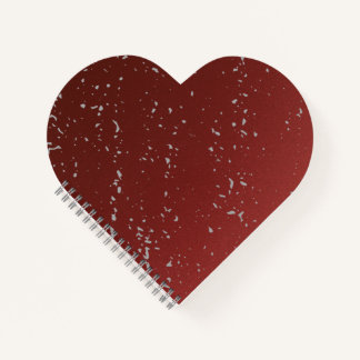 Red Ombre w Grey Specks Notebook – Stylish Journal ノートブック