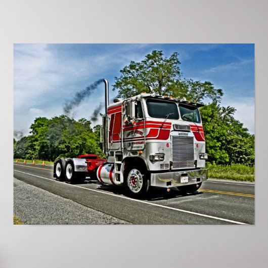 Red on Silver COE Poster ポスター (正面)