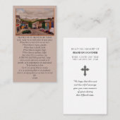 Red Orange Green Blue Ireland Prayer Card 名刺 (正面/裏面)