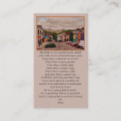 Red Orange Green Blue Ireland Prayer Card 名刺 (正面)
