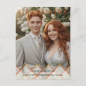 Red Orange Overlay Transparency Shapes Photo Grads ポストカード (正面)