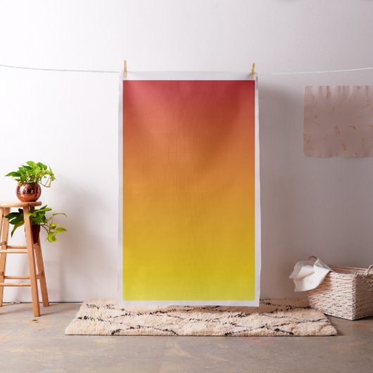 Red Orange Yellow Gradient Fabric ファブリック (インサイチュ)