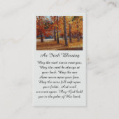 Red Orange Yellow Green Heartfelt Condolences 名刺 (正面)