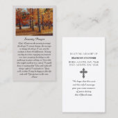 Red Orange Yellow Green Safely Home Sympathy  名刺 (正面/裏面)