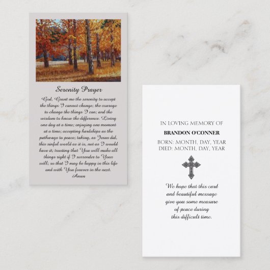 Red Orange Yellow Green Safely Home Sympathy  名刺 (正面/裏面)