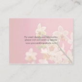 Red Orchid ・のWeb結婚サイトの名刺 エンクロージャーカード (裏面)