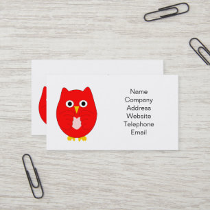 Red Owlデザイン 名刺