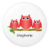 Red Owl Design オリジナル セラミックノブ (正面)