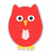Red Owl Design シール (正面)