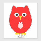 Red Owl Design シール (シート)