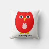 Red Owl Design Personalised クッション (正面)