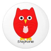 Red Owl Design Personalised セラミックノブ (正面)