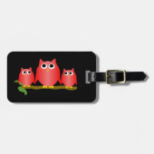 Red Owls Design  ラゲッジタグ (正面横)