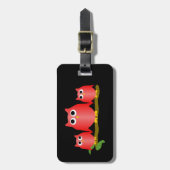 Red Owls Design  ラゲッジタグ (正面縦)