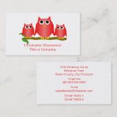 Red Owls Design 名刺 (正面/裏面)