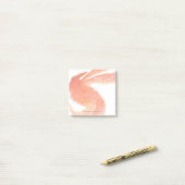Red Painted Mythical Bird Post-It Notes ポストイット (デスク上)