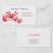 RED PALMS No.2名刺 名刺 (正面/裏面)