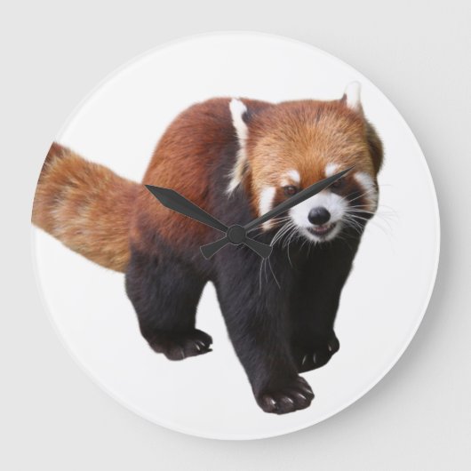 “Red Panda”の優良製品 ラージ壁時計 (正面)